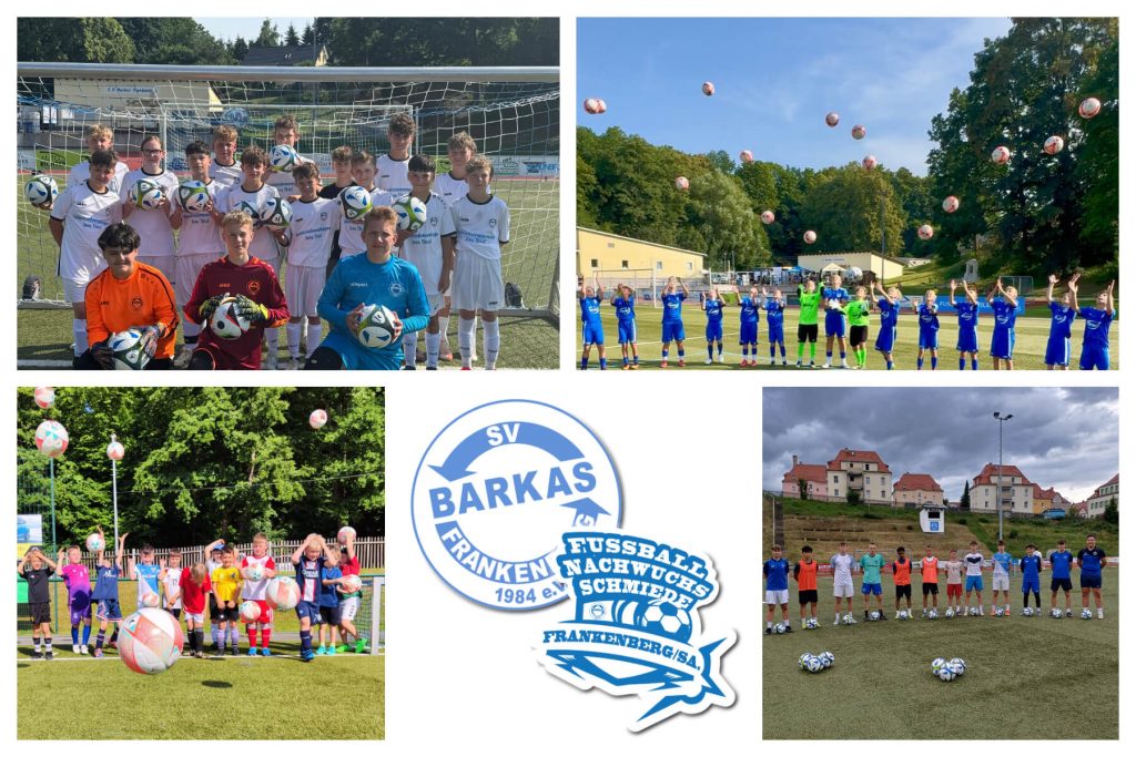 neue Bälle für die kleinen und großen Fußballer der Frankenberger Nachwuchsschmiede